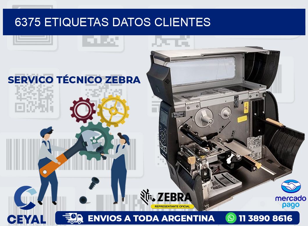 6375 ETIQUETAS DATOS CLIENTES