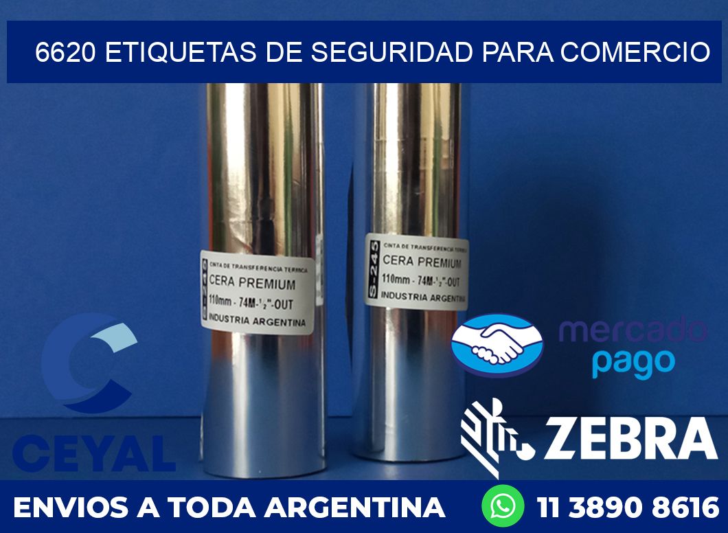 6620 ETIQUETAS DE SEGURIDAD PARA COMERCIO