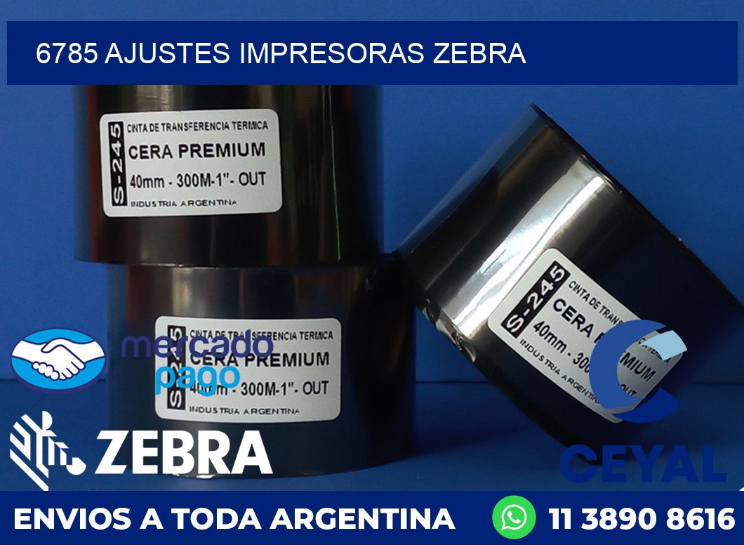 6785 AJUSTES IMPRESORAS ZEBRA
