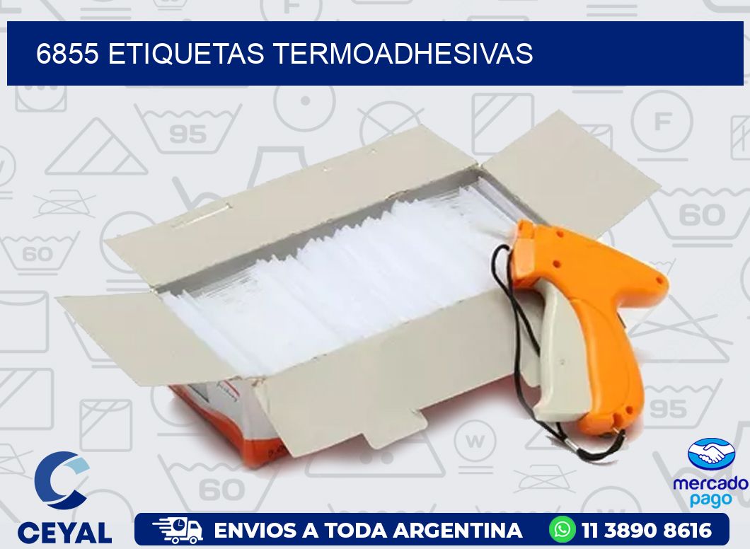 6855 ETIQUETAS TERMOADHESIVAS