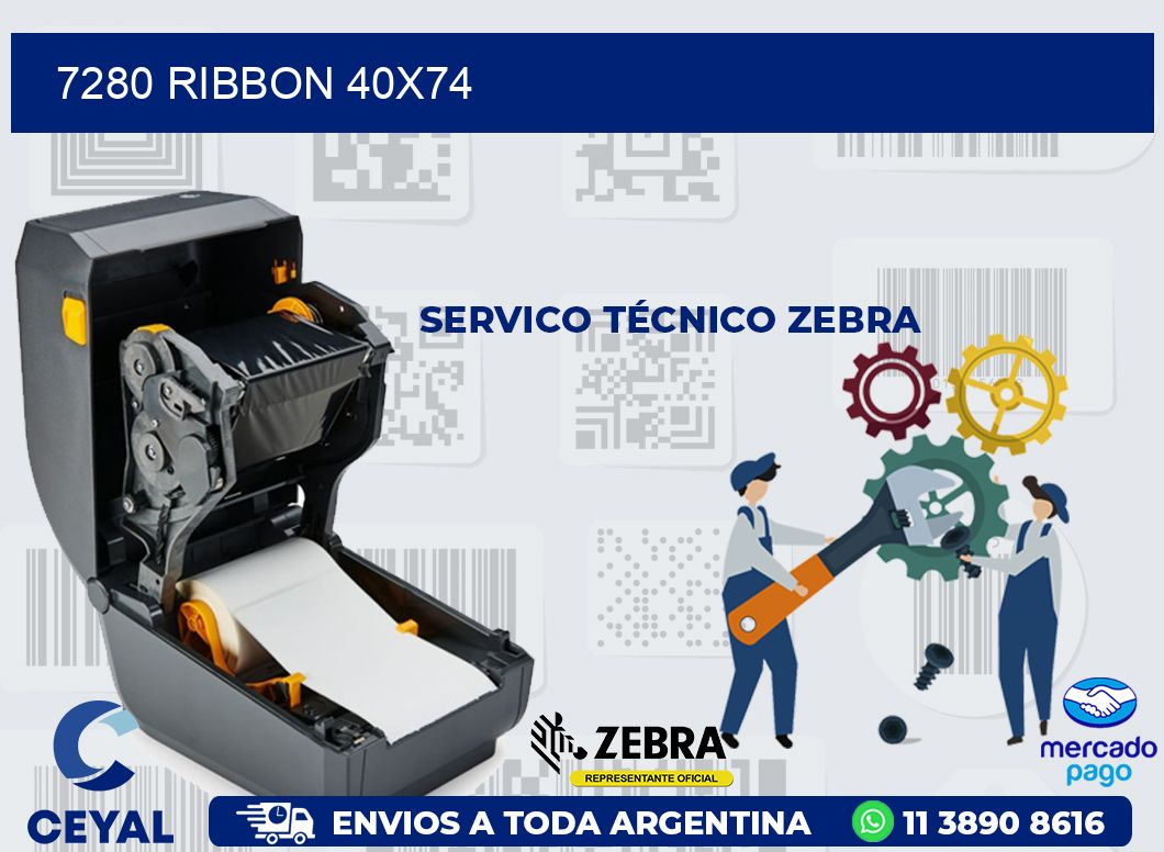 7280 RIBBON 40X74