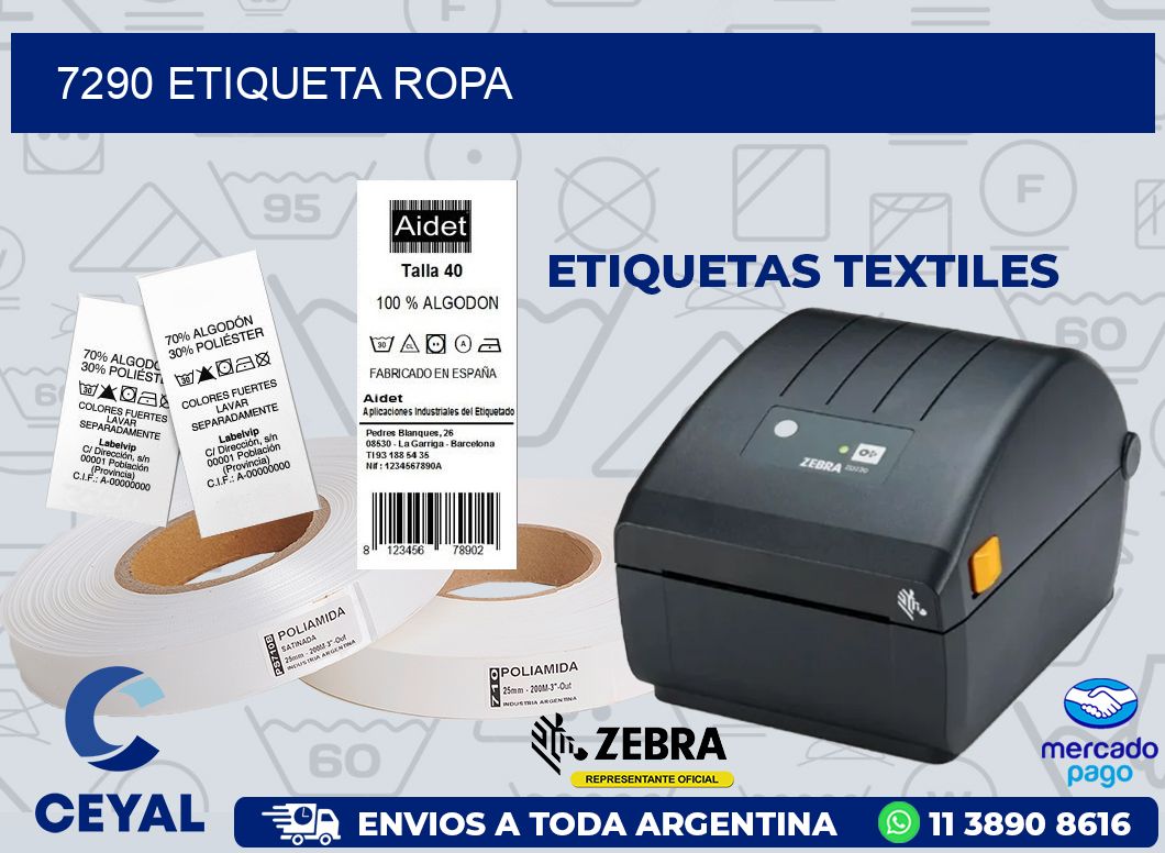 7290 ETIQUETA ROPA