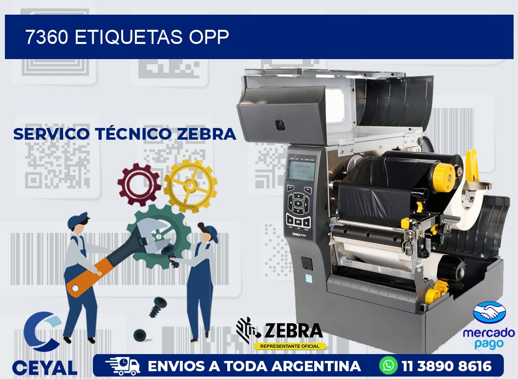 7360 ETIQUETAS OPP