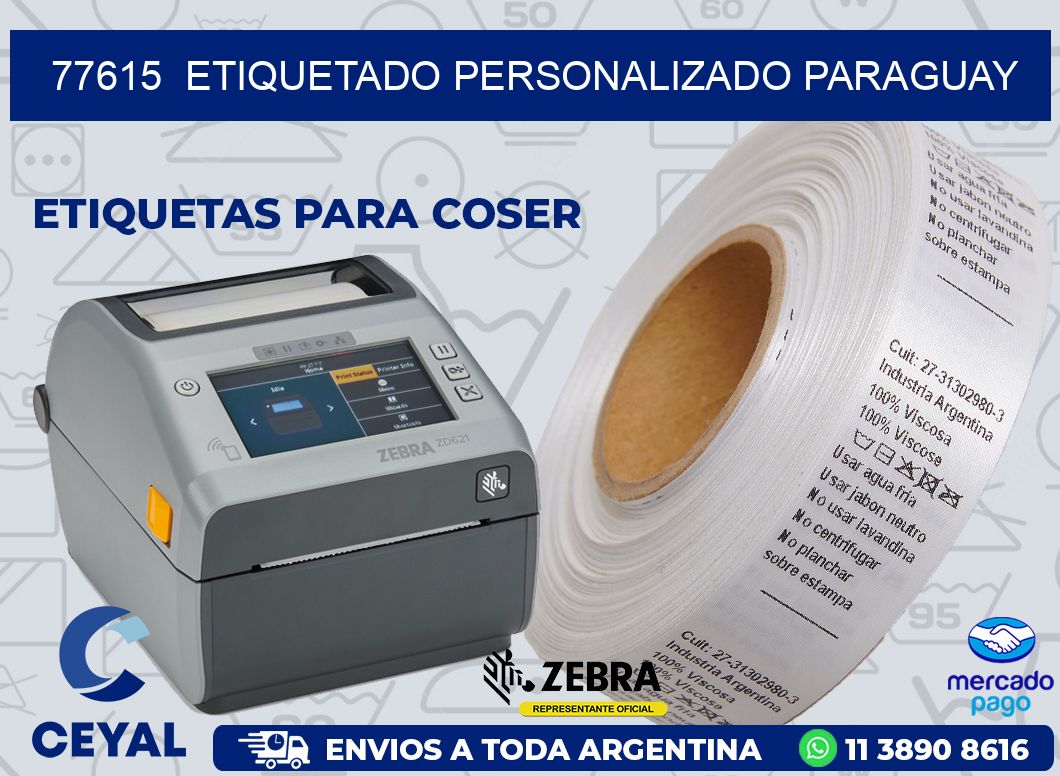 77615 ETIQUETADO PERSONALIZADO PARAGUAY
