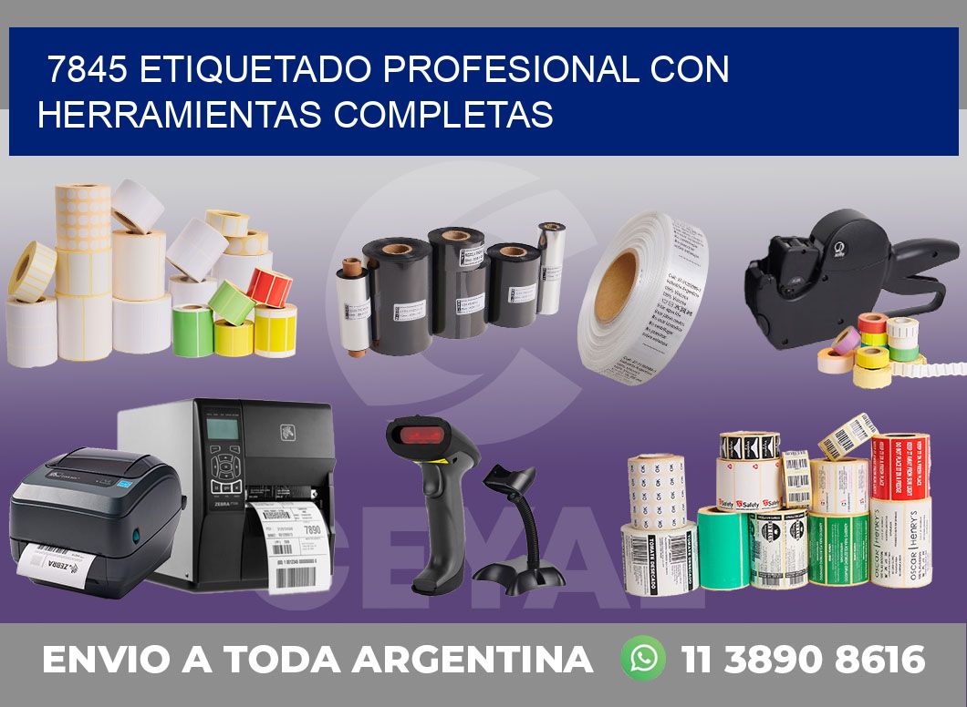 7845 ETIQUETADO PROFESIONAL CON HERRAMIENTAS COMPLETAS