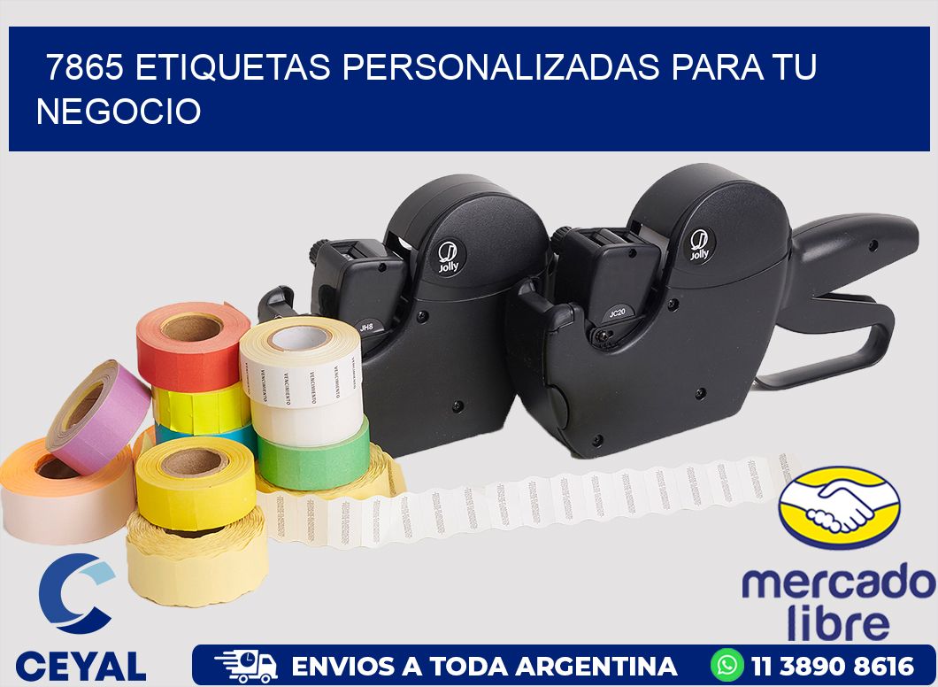7865 ETIQUETAS PERSONALIZADAS PARA TU NEGOCIO