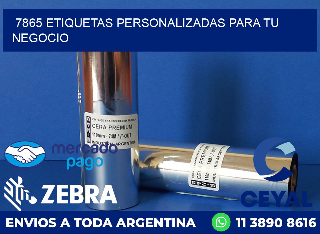 7865 ETIQUETAS PERSONALIZADAS PARA TU NEGOCIO