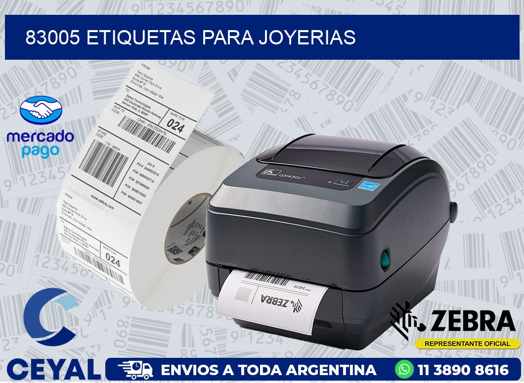 83005 ETIQUETAS PARA JOYERIAS