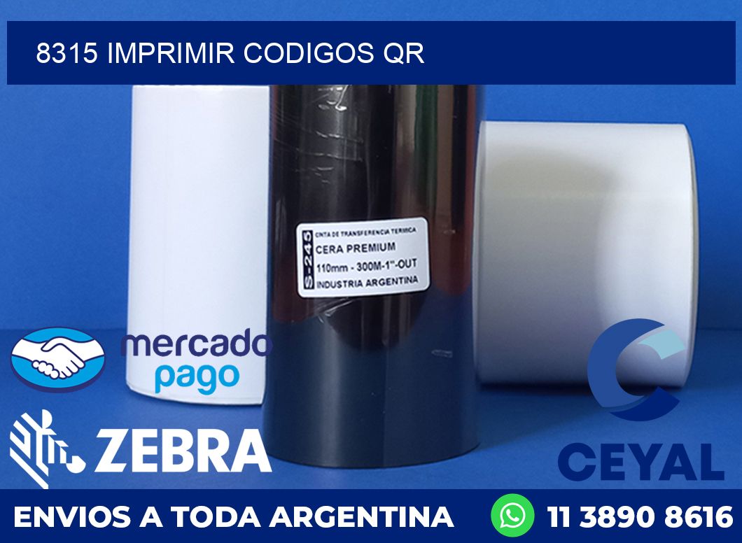 8315 IMPRIMIR CODIGOS QR