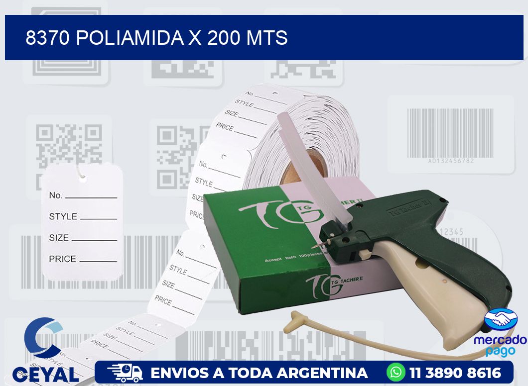 8370 POLIAMIDA X 200 MTS