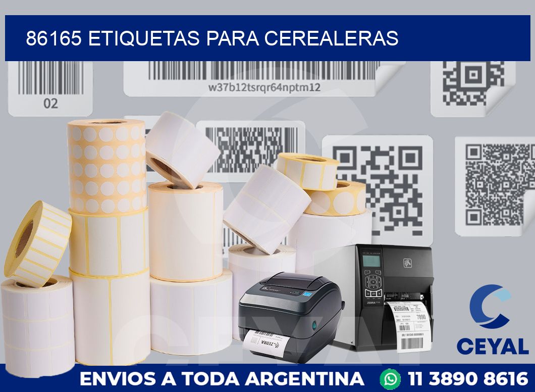 86165 ETIQUETAS PARA CEREALERAS