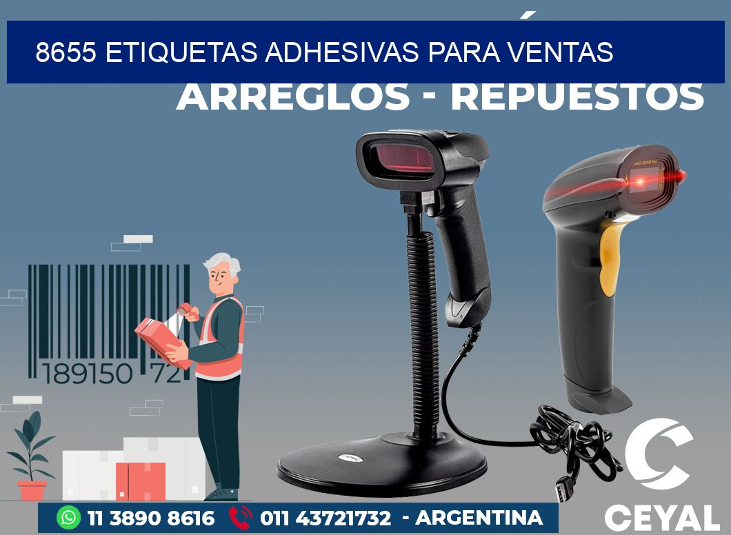 8655 ETIQUETAS ADHESIVAS PARA VENTAS