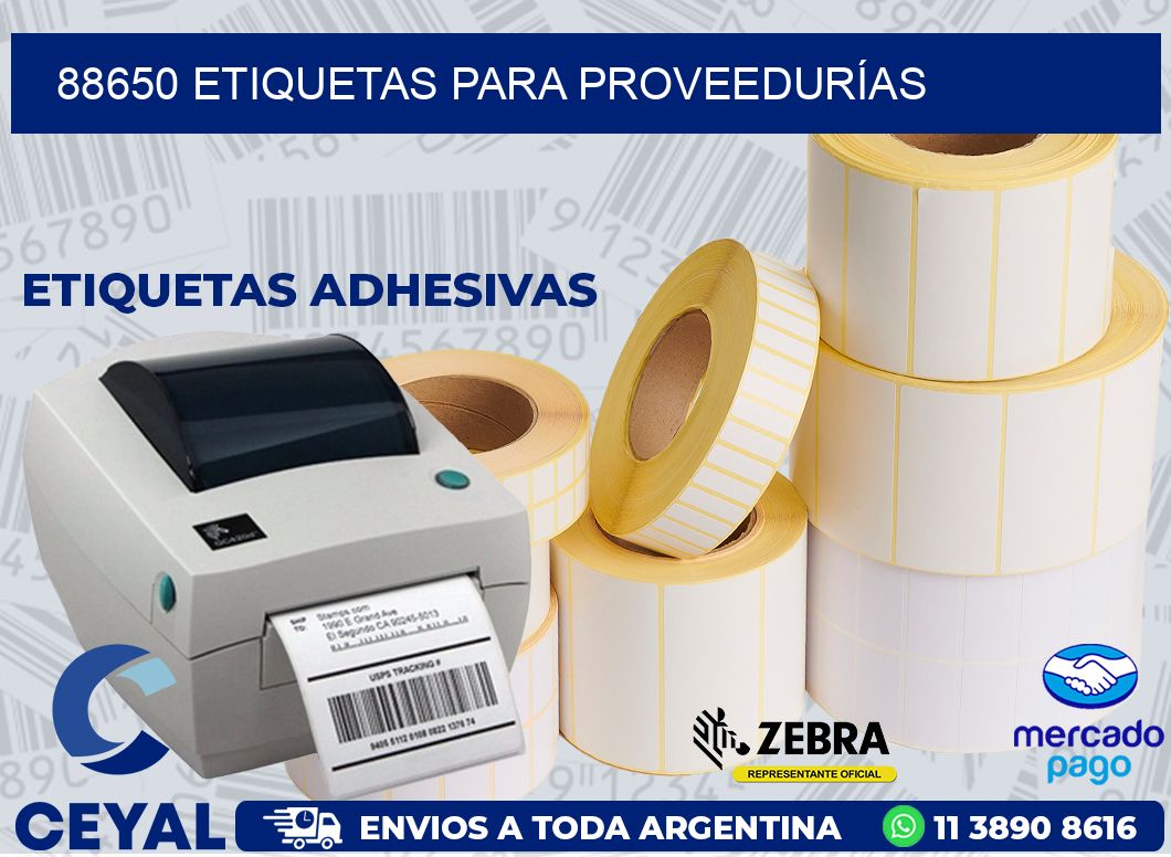 88650 ETIQUETAS PARA PROVEEDURÍAS