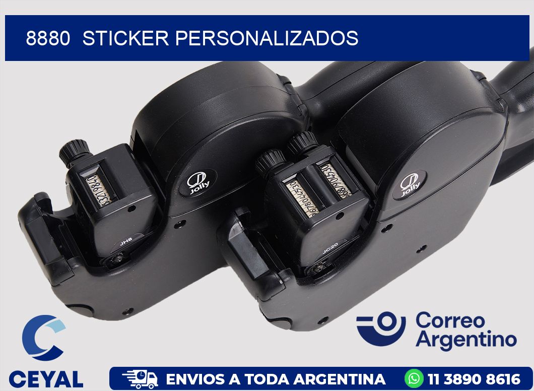 8880  sticker personalizados