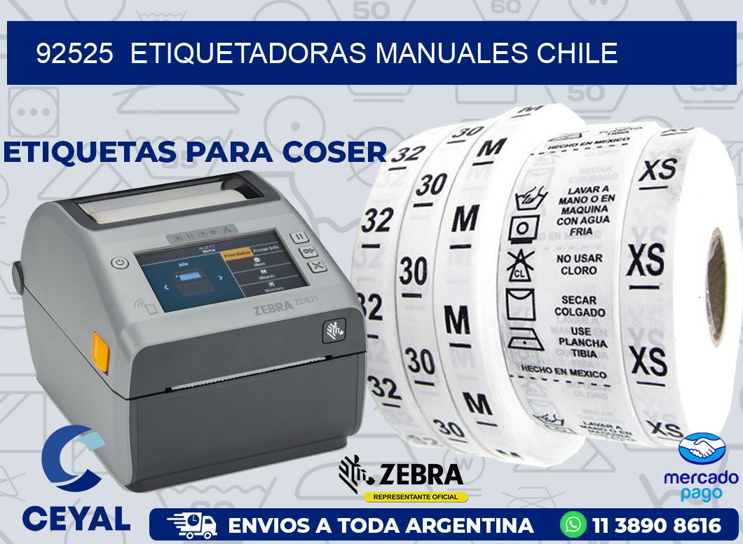 92525  ETIQUETADORAS MANUALES CHILE