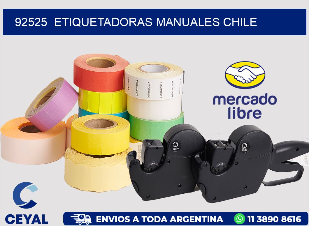 92525  ETIQUETADORAS MANUALES CHILE