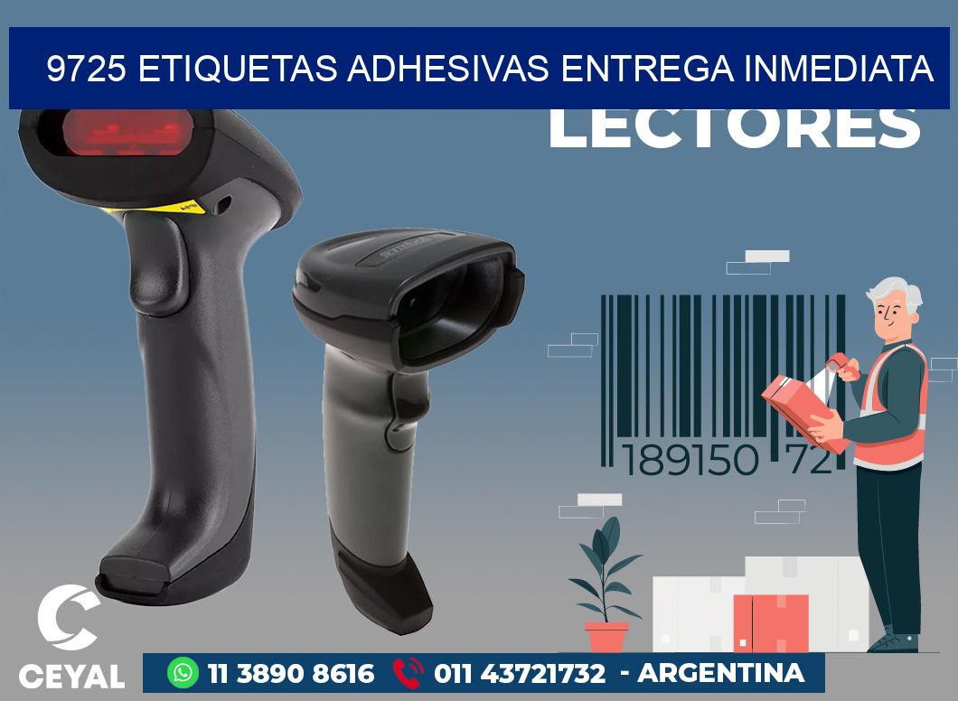 9725 ETIQUETAS ADHESIVAS ENTREGA INMEDIATA