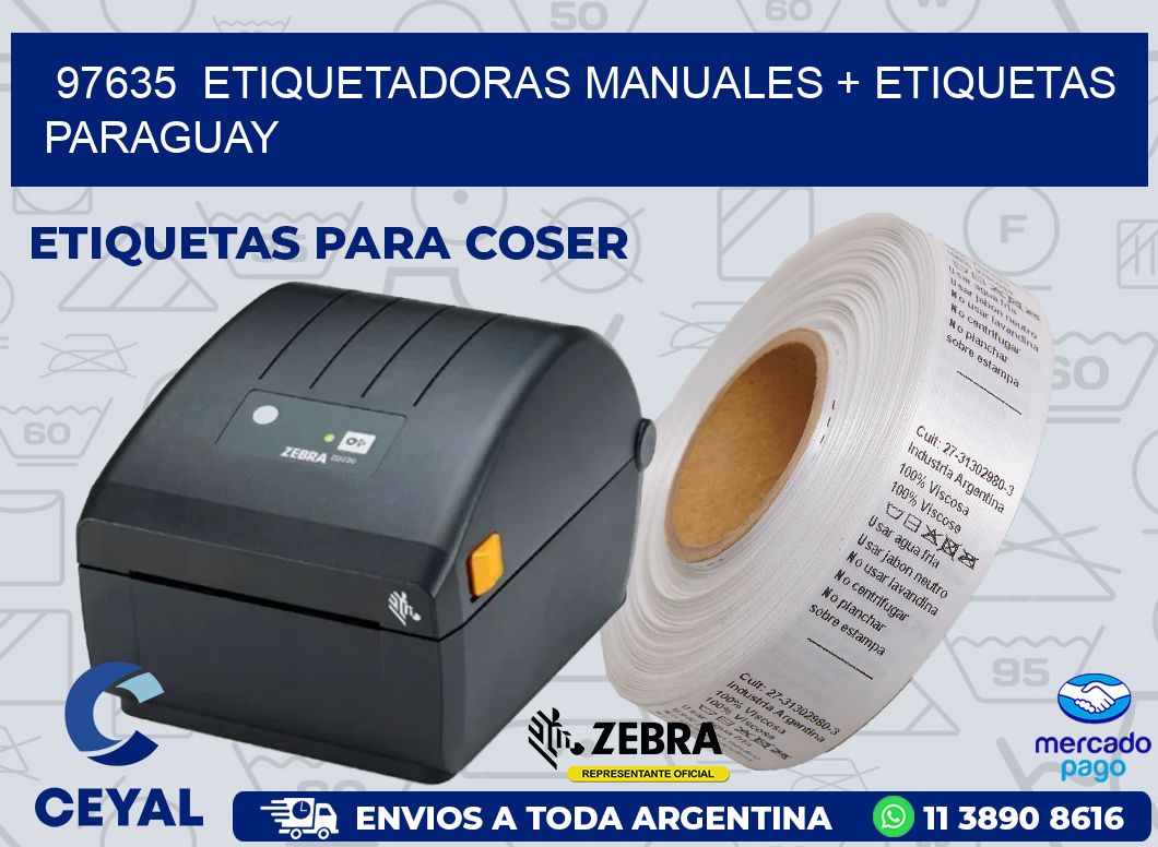 97635 ETIQUETADORAS MANUALES + ETIQUETAS PARAGUAY