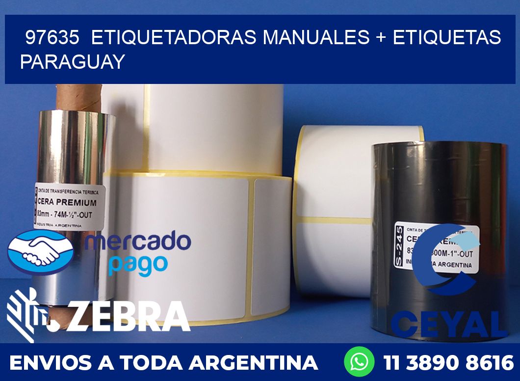 97635 ETIQUETADORAS MANUALES + ETIQUETAS PARAGUAY