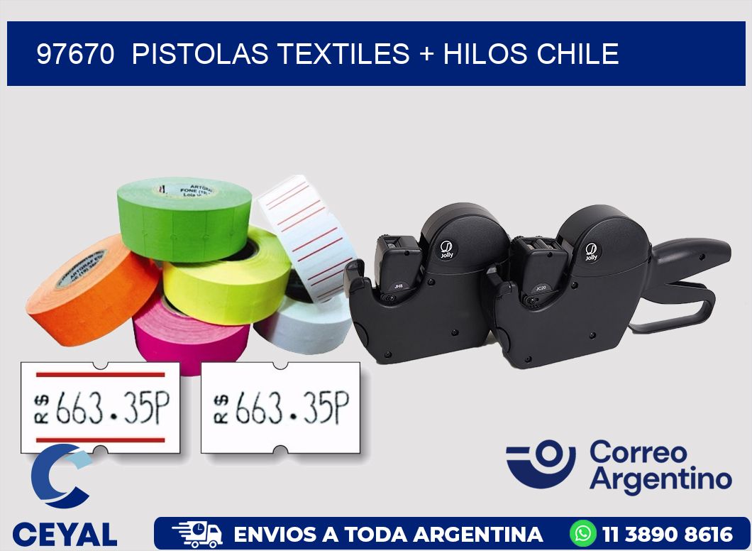 97670 PISTOLAS TEXTILES + HILOS CHILE