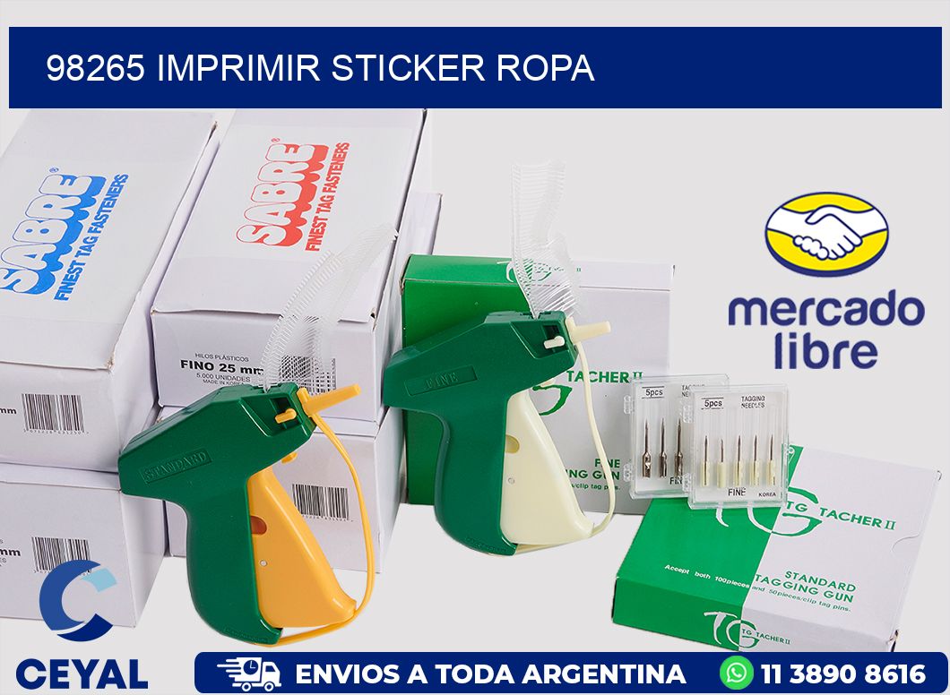 98265 IMPRIMIR STICKER ROPA