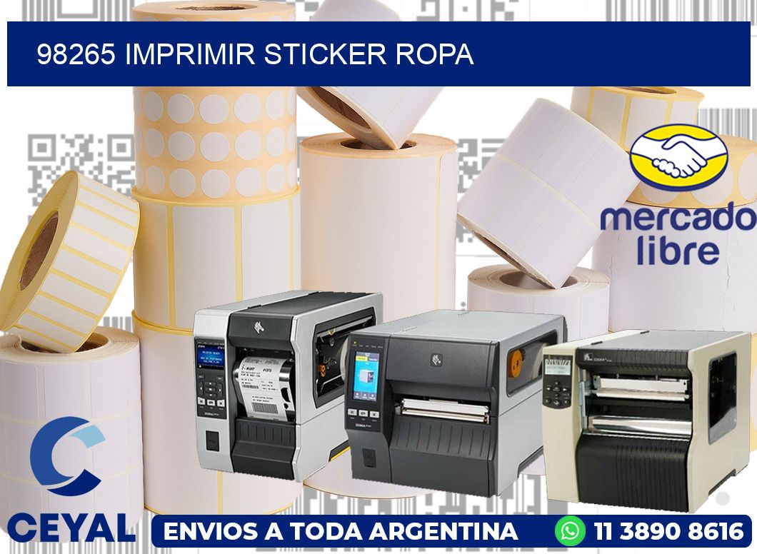 98265 IMPRIMIR STICKER ROPA