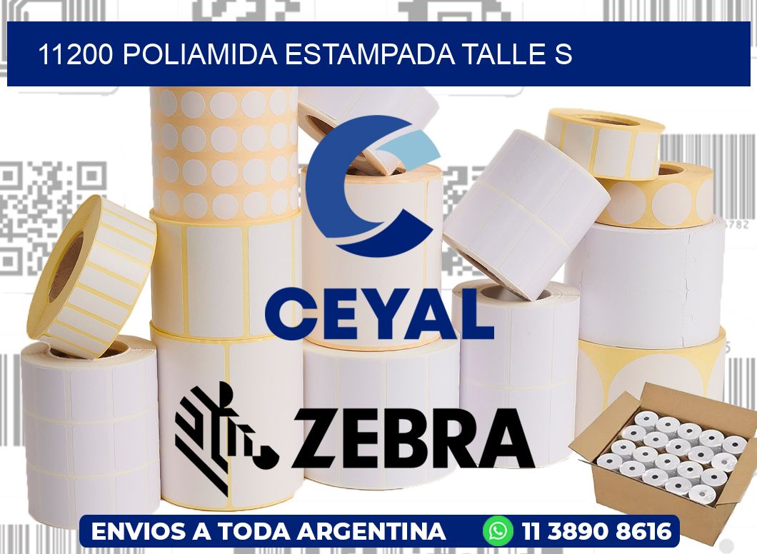 11200 POLIAMIDA ESTAMPADA TALLE S