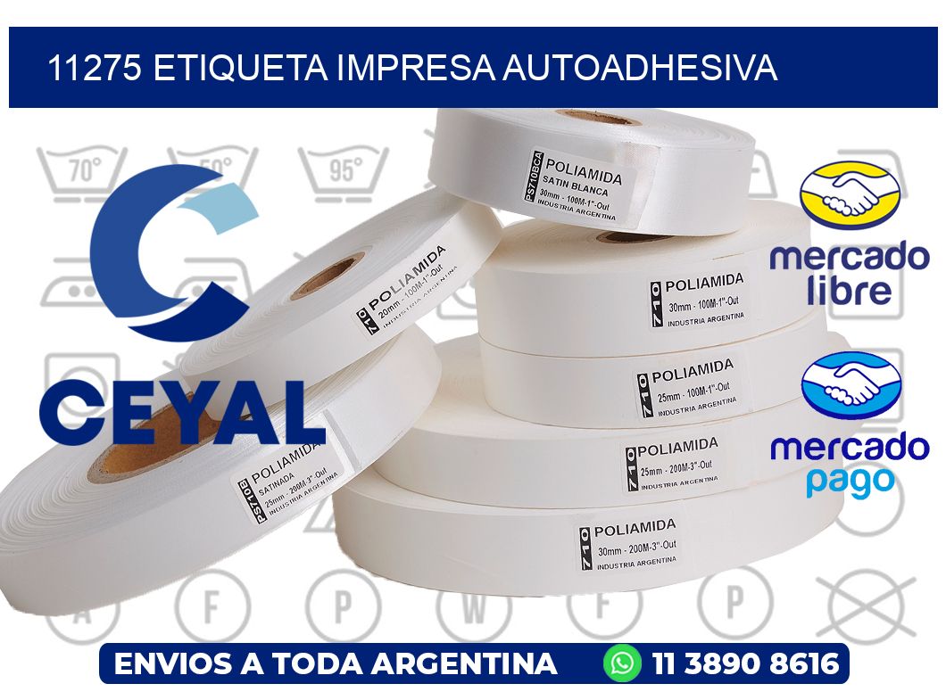 11275 ETIQUETA IMPRESA AUTOADHESIVA
