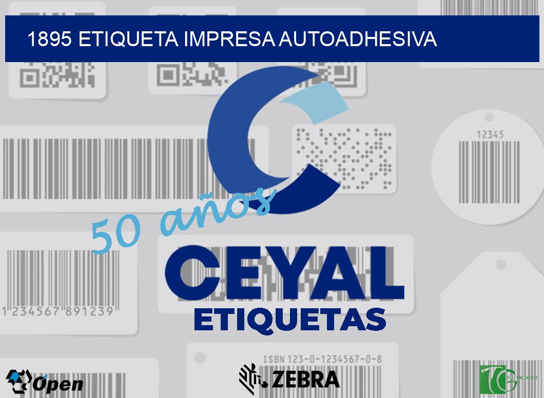 1895 ETIQUETA IMPRESA AUTOADHESIVA
