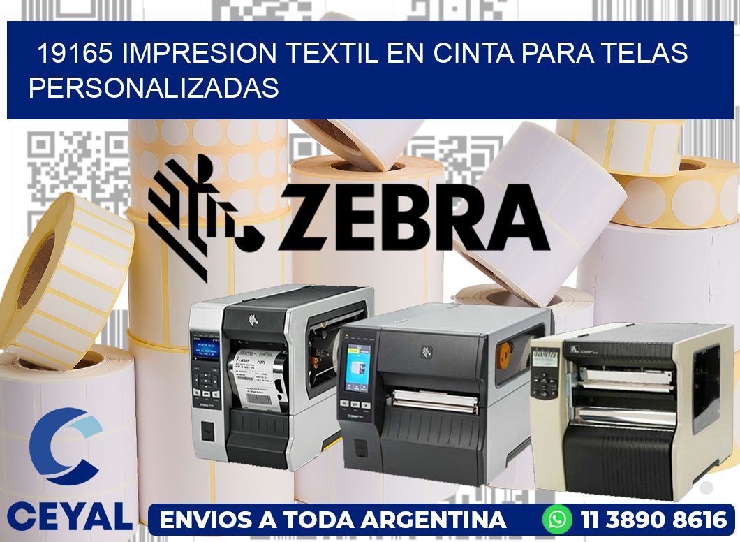 19165 IMPRESION TEXTIL EN CINTA PARA TELAS PERSONALIZADAS