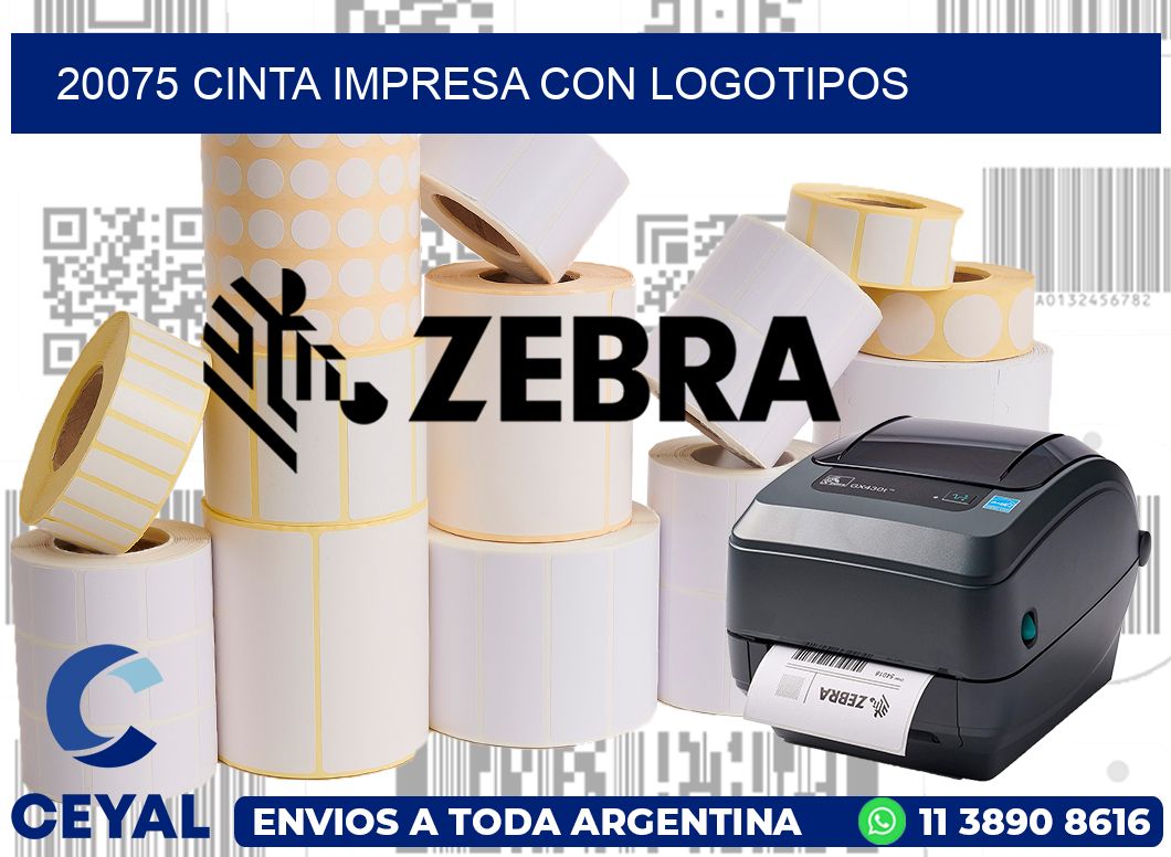 20075 CINTA IMPRESA CON LOGOTIPOS