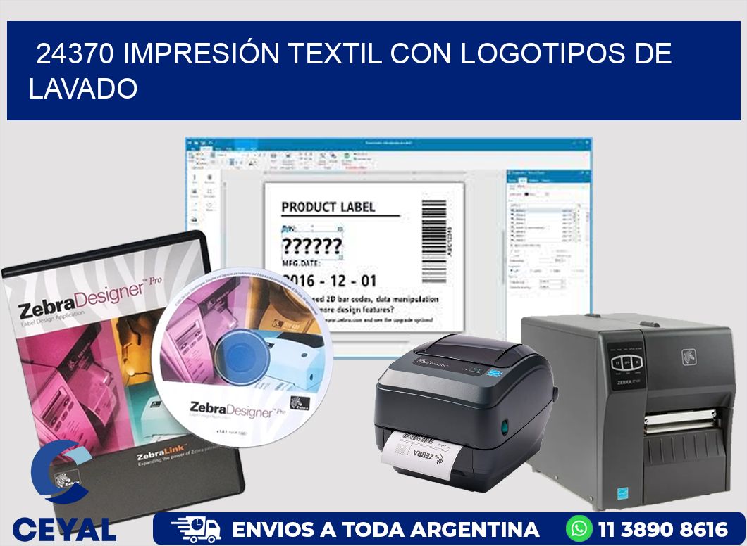 24370 IMPRESIÓN TEXTIL CON LOGOTIPOS DE LAVADO