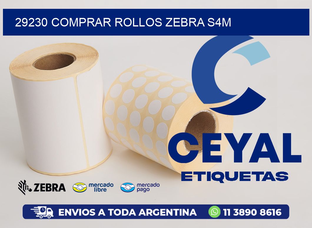 29230 COMPRAR ROLLOS ZEBRA S4M