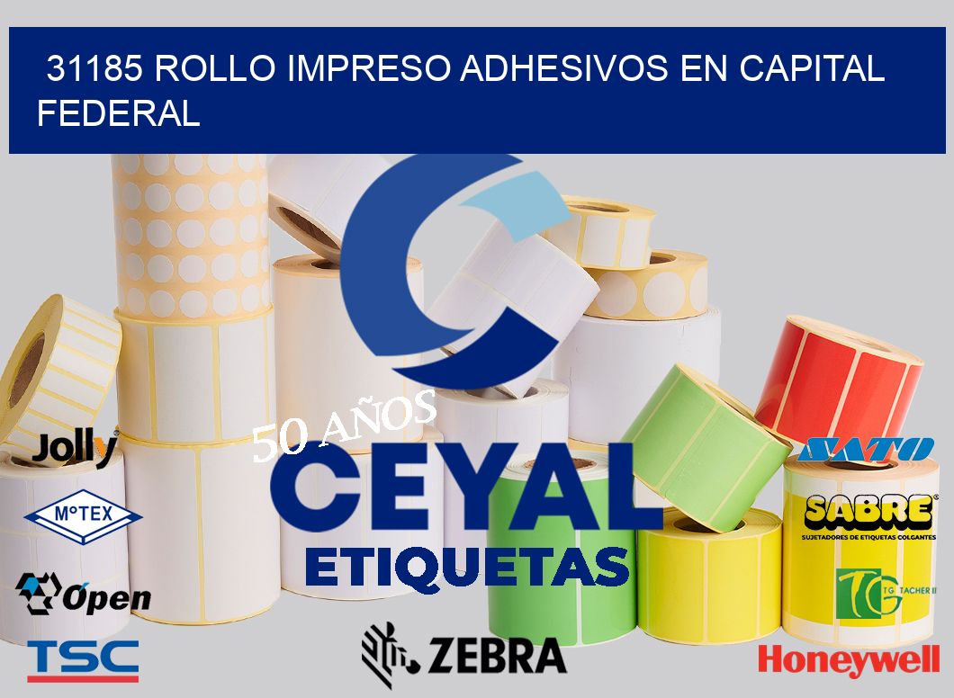 31185 ROLLO IMPRESO ADHESIVOS EN CAPITAL FEDERAL