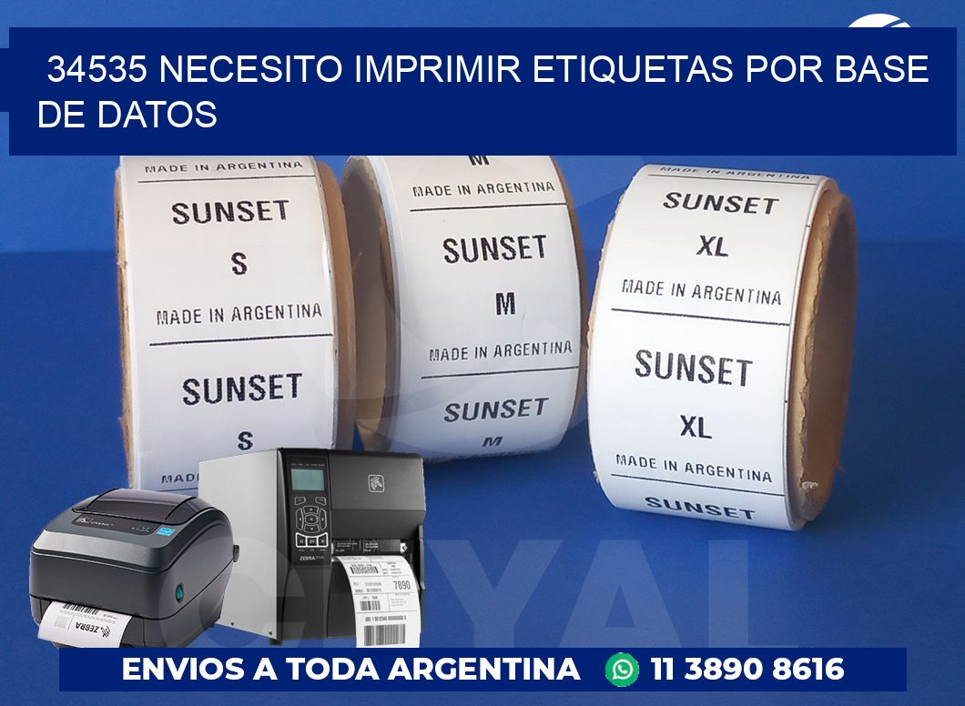 34535 NECESITO IMPRIMIR ETIQUETAS POR BASE DE DATOS