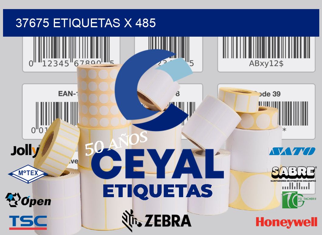 37675 Etiquetas x 485