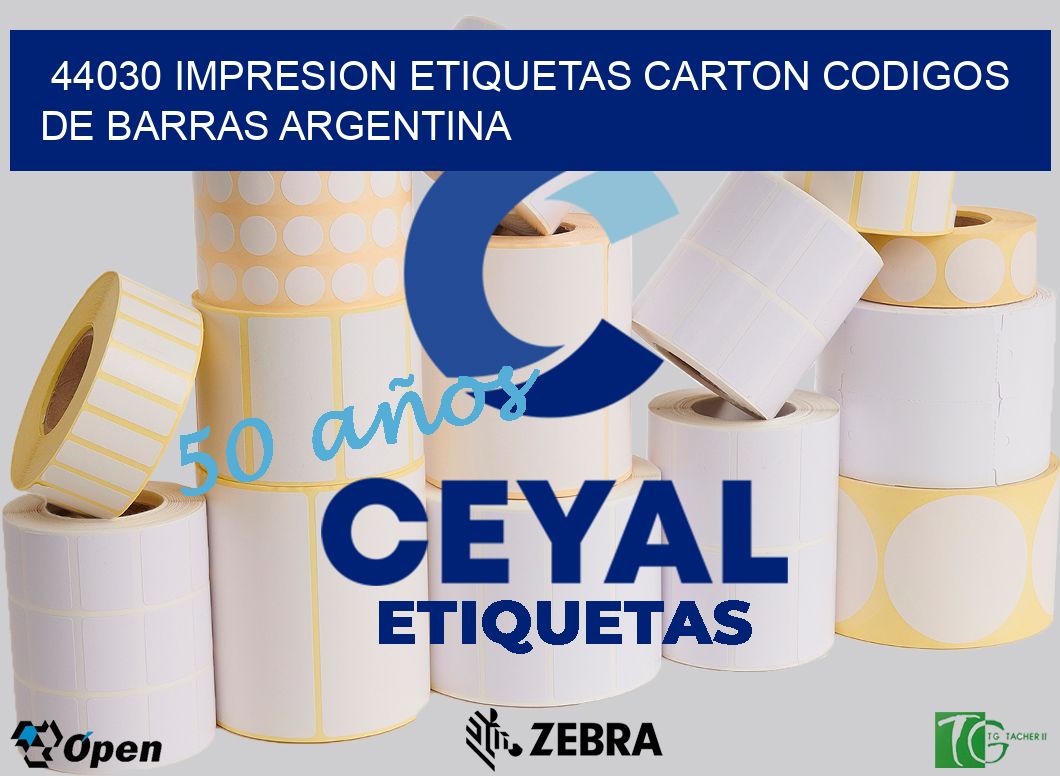 44030 IMPRESION ETIQUETAS CARTON CODIGOS DE BARRAS ARGENTINA