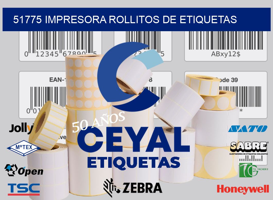 51775 impresora rollitos de etiquetas