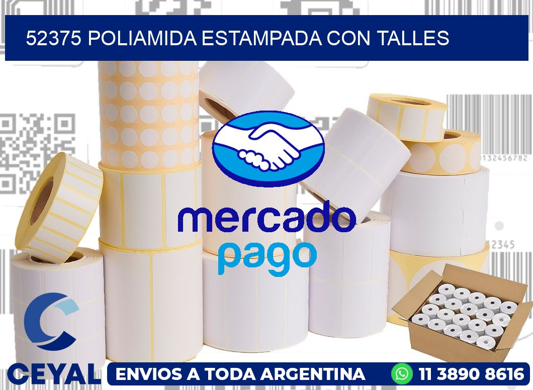 52375 POLIAMIDA ESTAMPADA CON TALLES