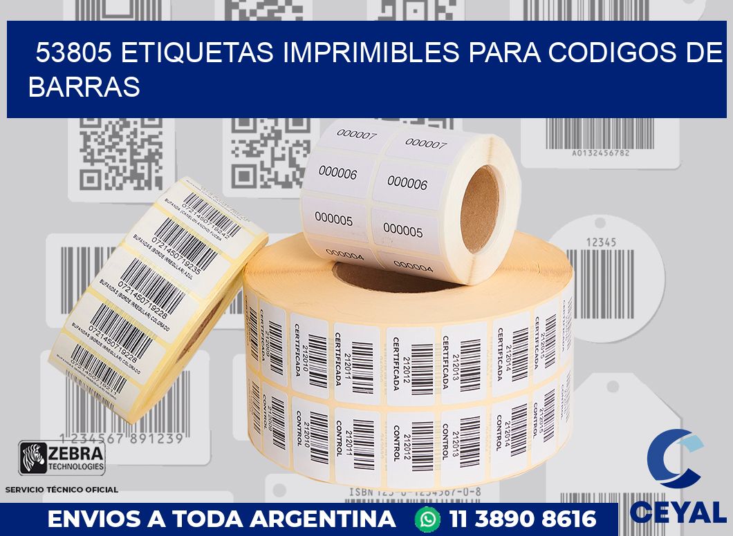 53805 ETIQUETAS IMPRIMIBLES PARA CODIGOS DE BARRAS