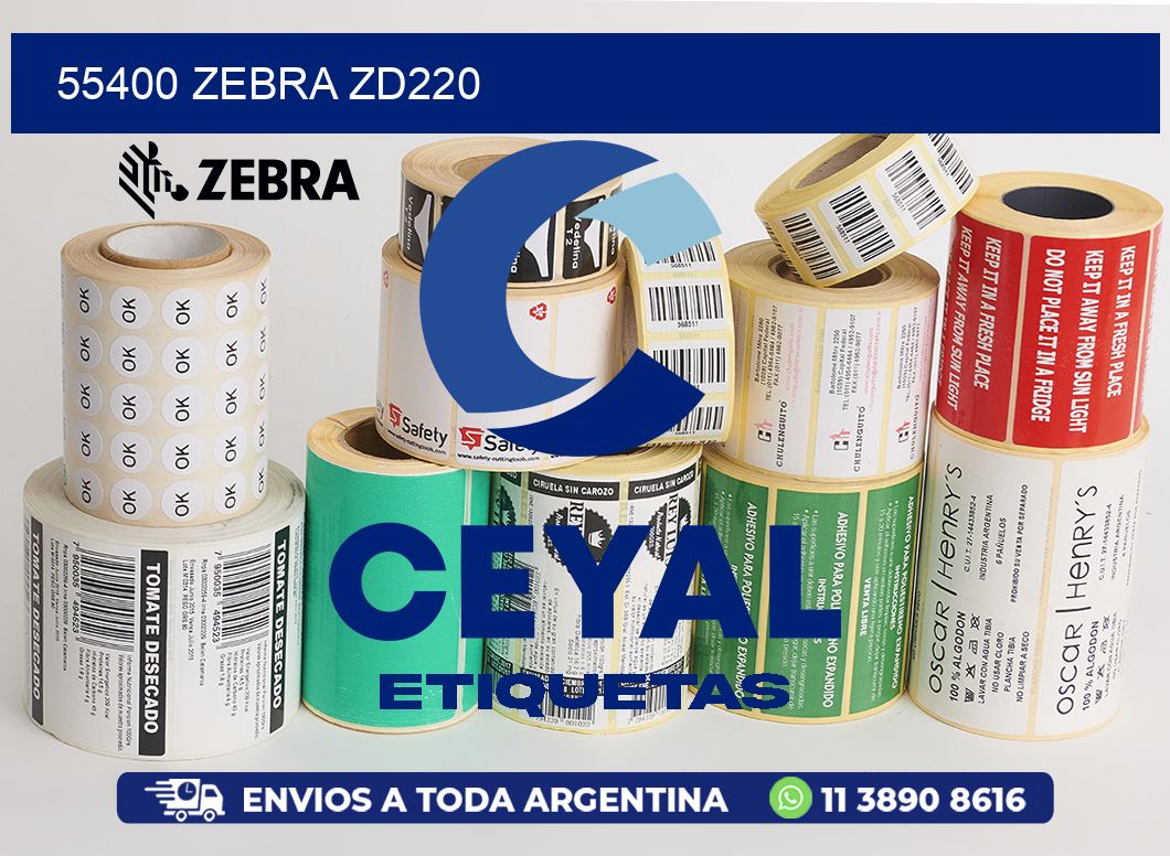 55400 ZEBRA ZD220