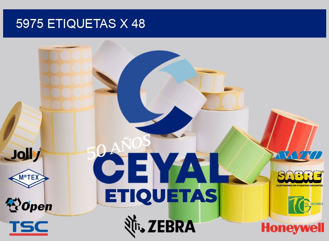 5975 Etiquetas x 48