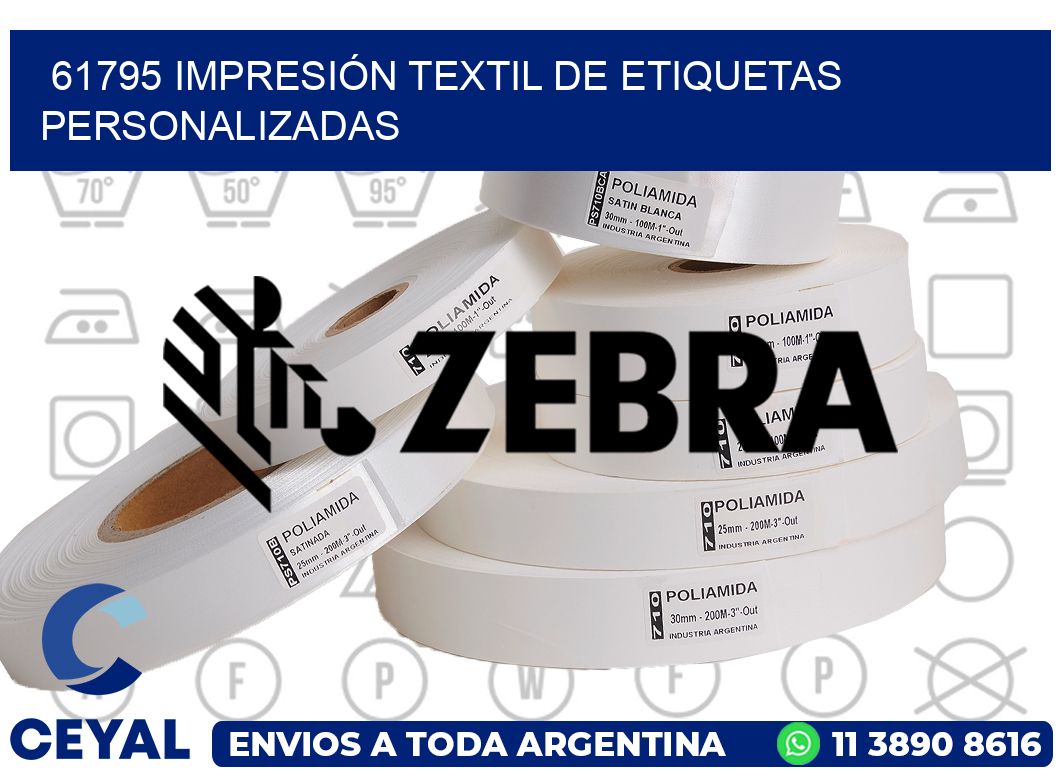 61795 IMPRESIÓN TEXTIL DE ETIQUETAS PERSONALIZADAS