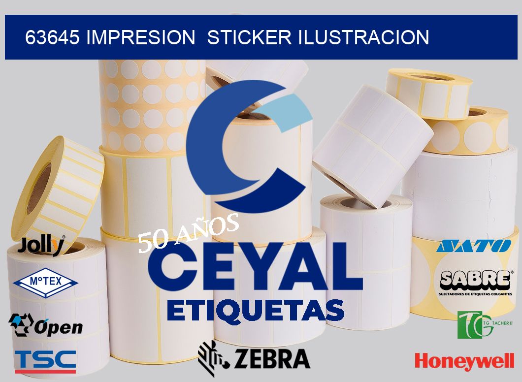 63645 impresion  sticker ilustracion