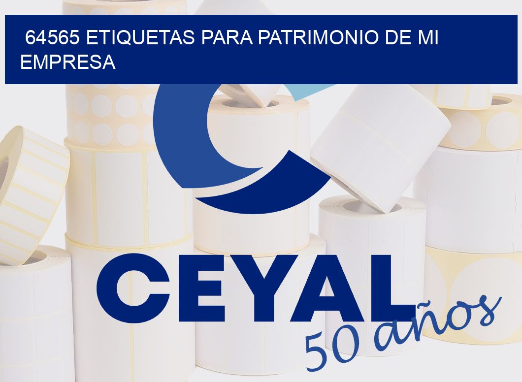 64565 ETIQUETAS PARA PATRIMONIO DE MI EMPRESA