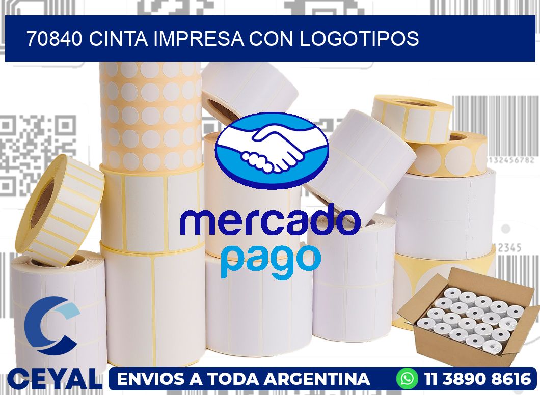 70840 CINTA IMPRESA CON LOGOTIPOS