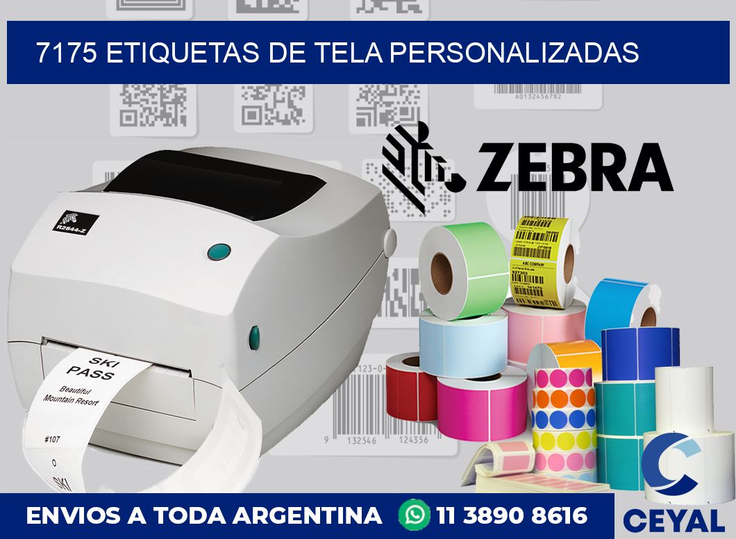 7175 ETIQUETAS DE TELA PERSONALIZADAS