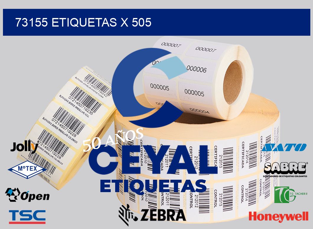 73155 Etiquetas x 505