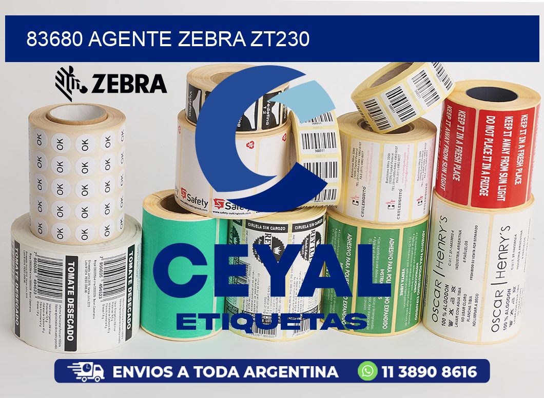 83680 AGENTE ZEBRA ZT230