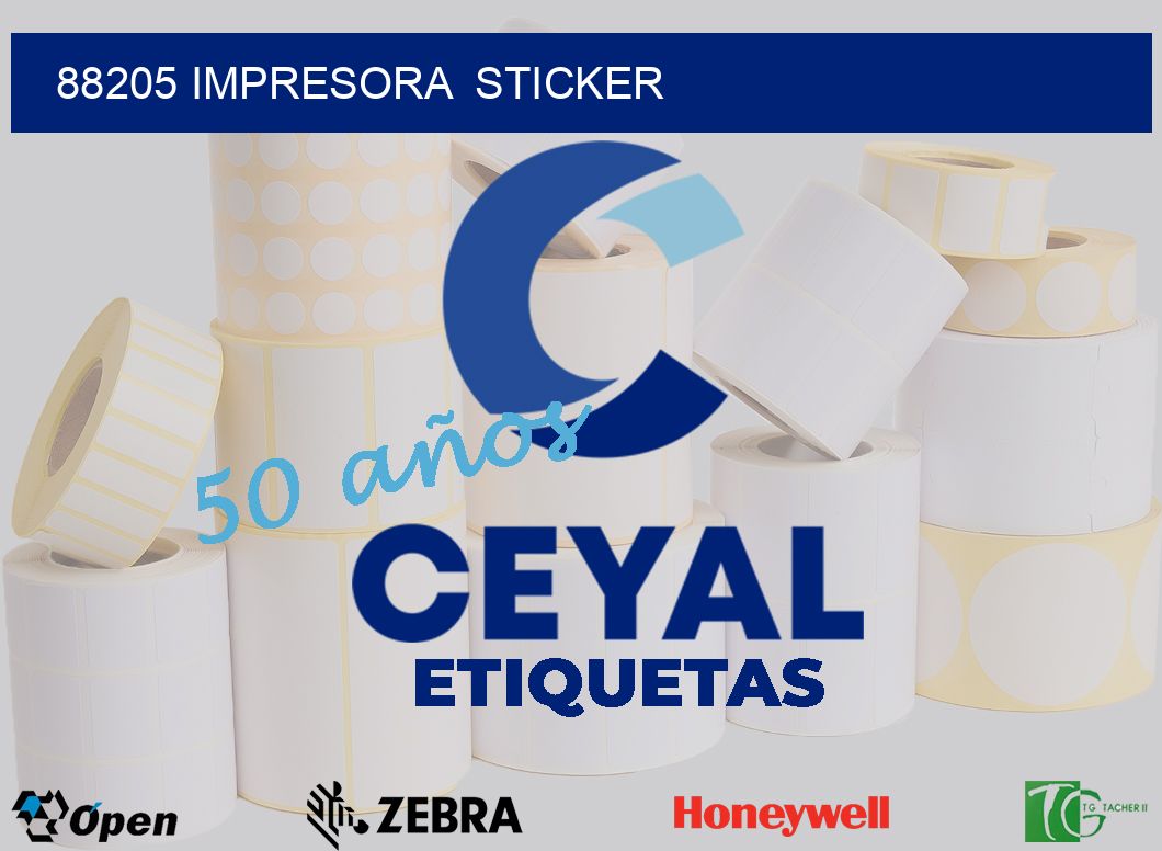 88205 impresora  sticker